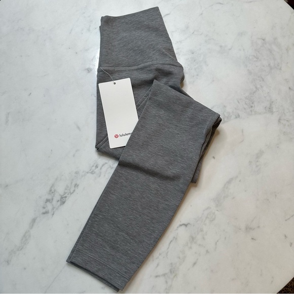 Align HR Pant 25" Heathered Core Medium Grey - Picture 4 of 6